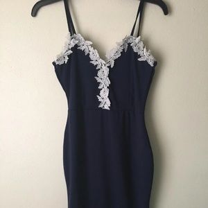 Navy blue dress